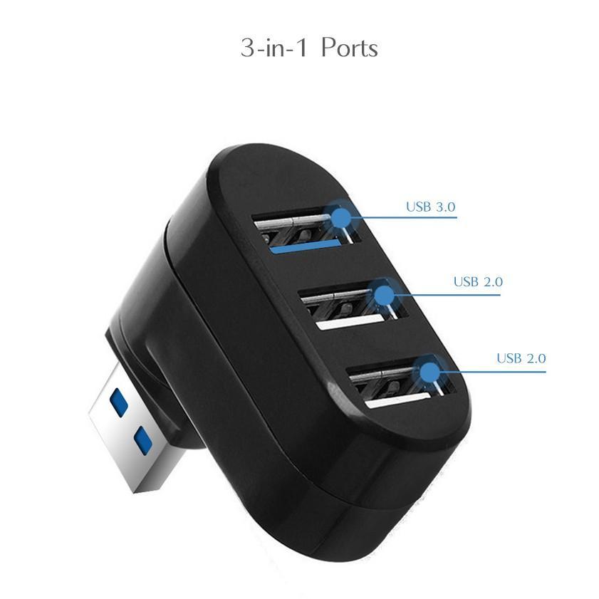 Bộ Chia 3 Cổng USB 2.0 Tốc Độ Cao Cho Laptop Notebook