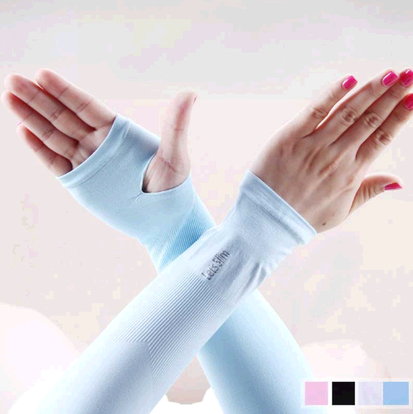 Găng tay chống nắng xỏ ngón Aqua-X Let's Slim 