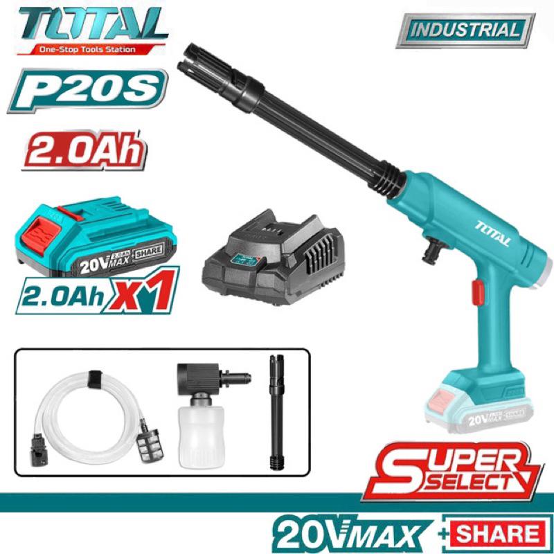 MÁY XỊT RỬA DÙNG PIN 20V (1 pin 2.0AH +sạc ) TOTAL TPWLI20282 - HÀNG CHÍNH HÃNG