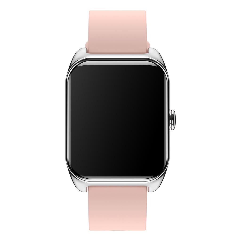 IP67 Sport Bluetooth Blood Pressure Smart Watch Wristband For Men Women Pink