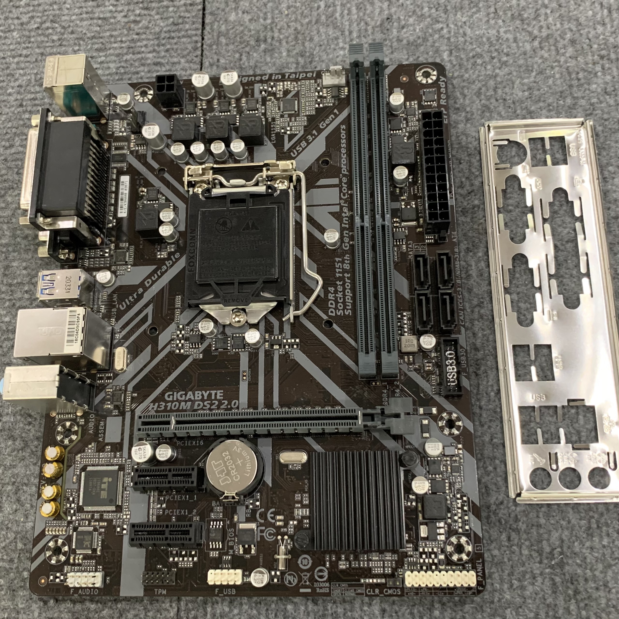 Mainboard GIGABYTE H310M-DS2 (Intel H310, Socket 1151, m-ATX, 2 khe RAM DDR4) - Hàng chính hãng