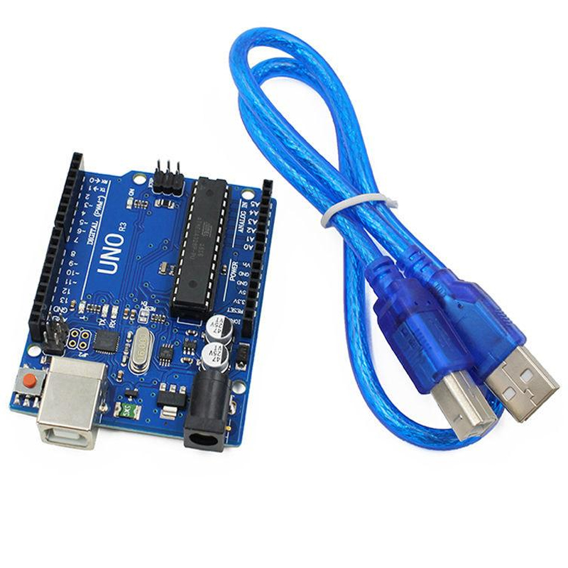 Kit Arduino Uno R3 Chíp Cắm Atmega328P ( Tặng Cáp Kết Nối )