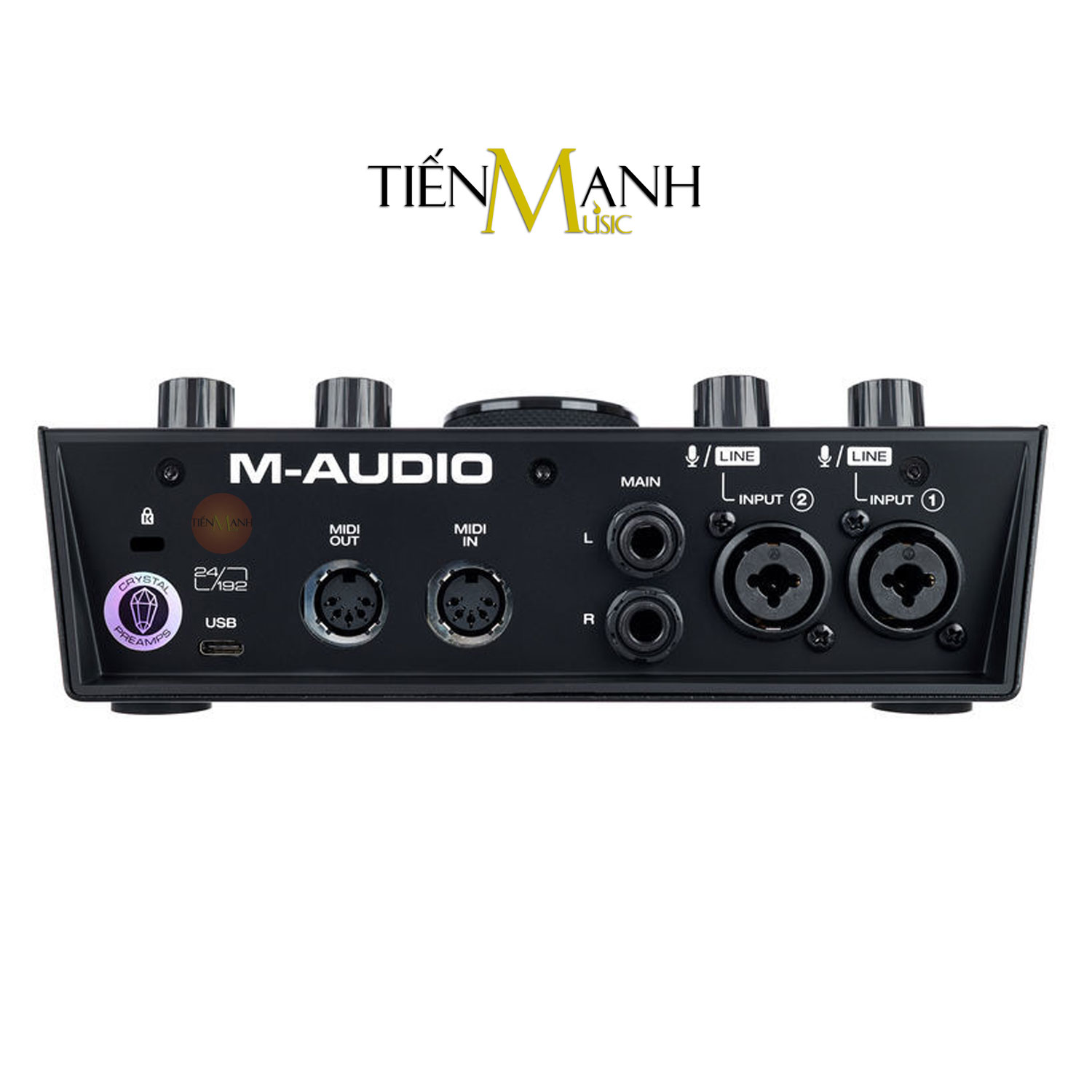 Soundcard M-audio Air 192x6 Bộ Thu Âm Thanh và Livestream 192 6 Audio Interface 192/6 Sound Card Audio 192|6 Hàng Chính Hãng - Kèm Móng Gẩy DreamMaker