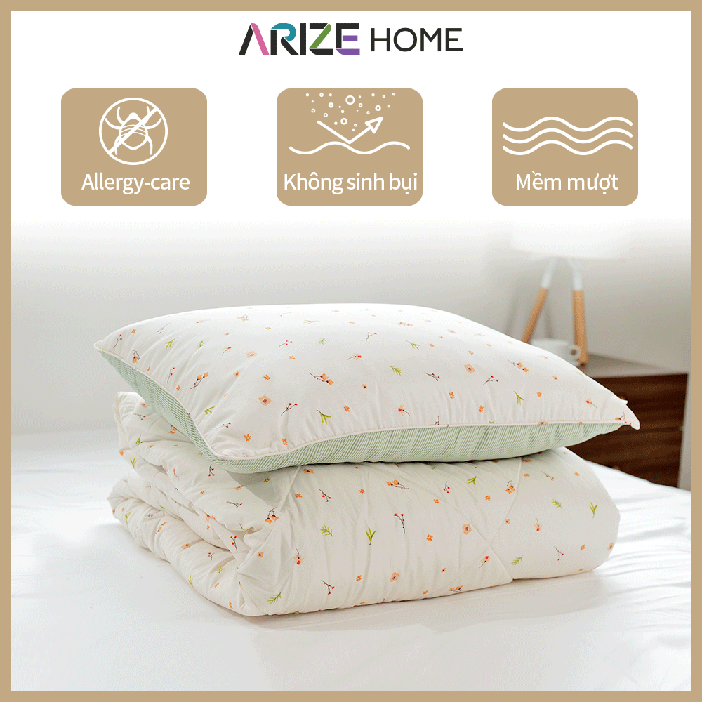 Chăn Chần Bông Arize Vải Microfiber Anna 2mx2.3m