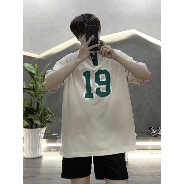 Polo tay ngắn polo nam in nhiệt không bong tróc số 19