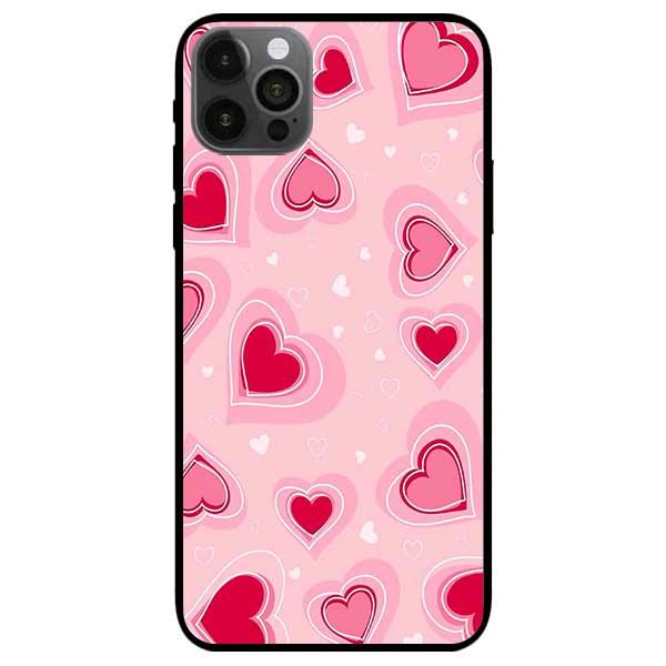 Ốp lưng dành cho Iphone 11 / 11 Pro / 11 Pro Max - Tim Hồng Valentine