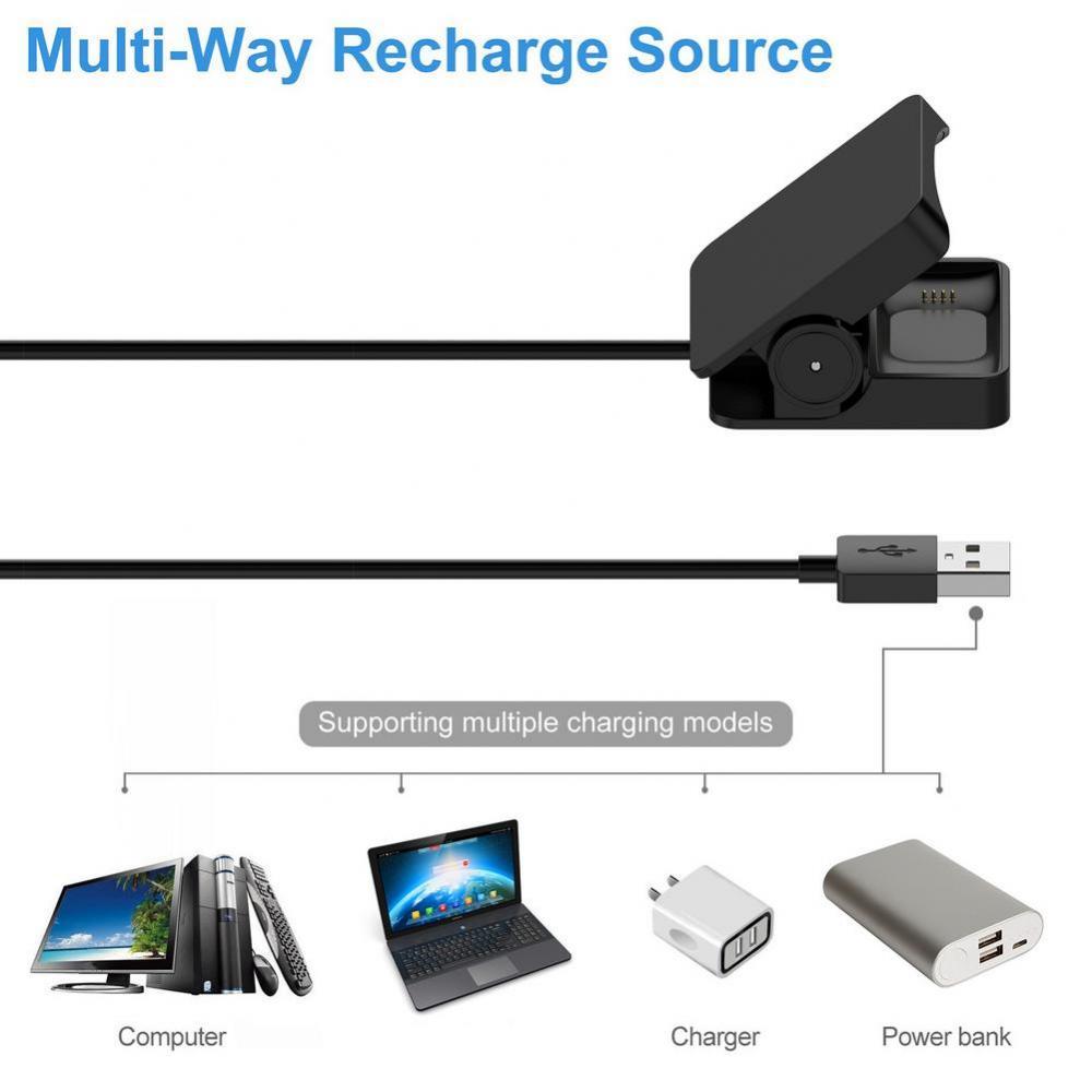 Black Replacement USB Charging Cable Charger Dock  for