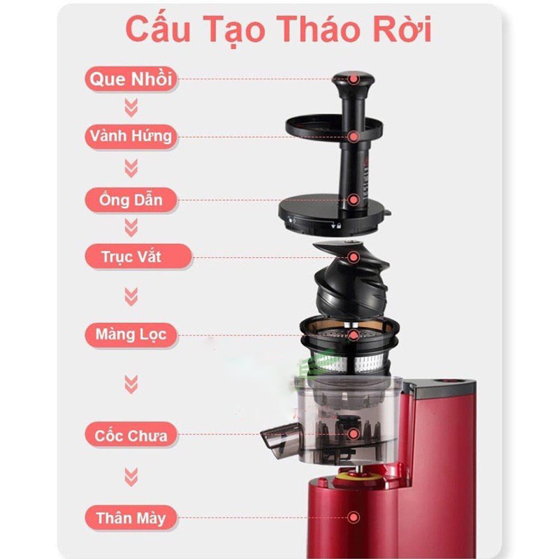 Máy Ép Trái Cây Tốc Độ Chậm Hàng Chính Hãng