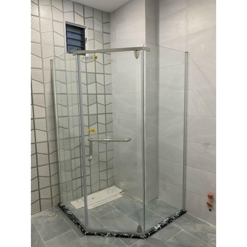 Combo bộ phụ kiện cửa kính phòng tắm mở xoay