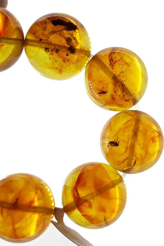 Vòng tay hổ phách (amber) Baltic 20mm - HP121