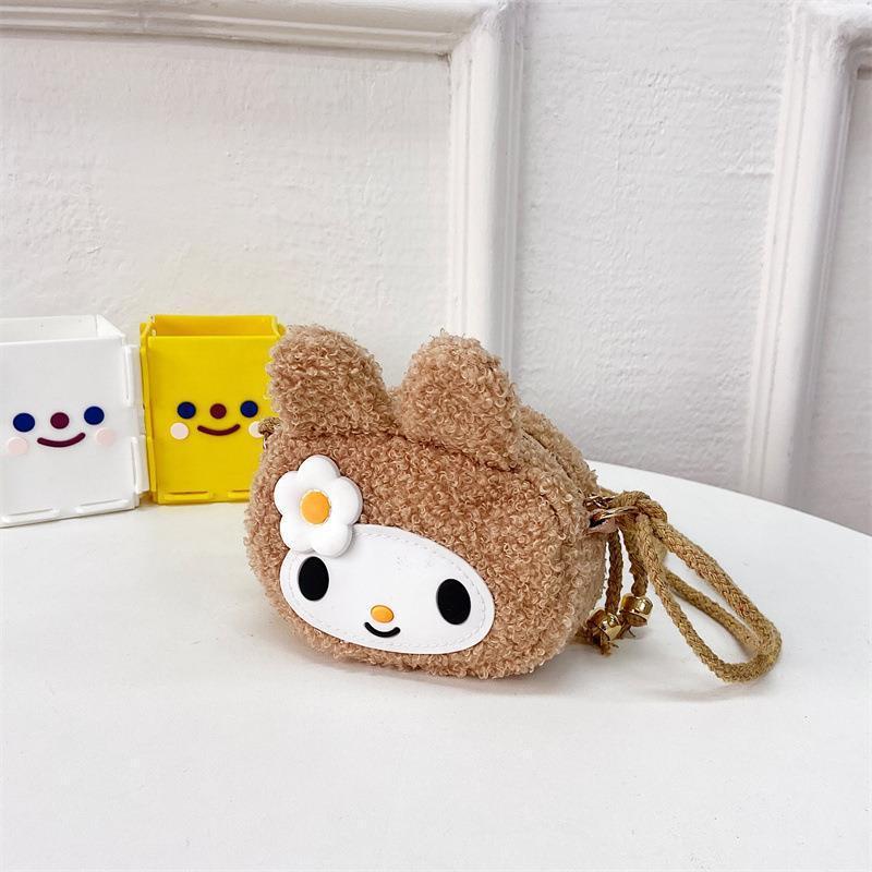 Túi Đeo Chéo Thời Trang Cho Bé Gái 8*12*5cm Mẫu Thỏ Hoa Cúc