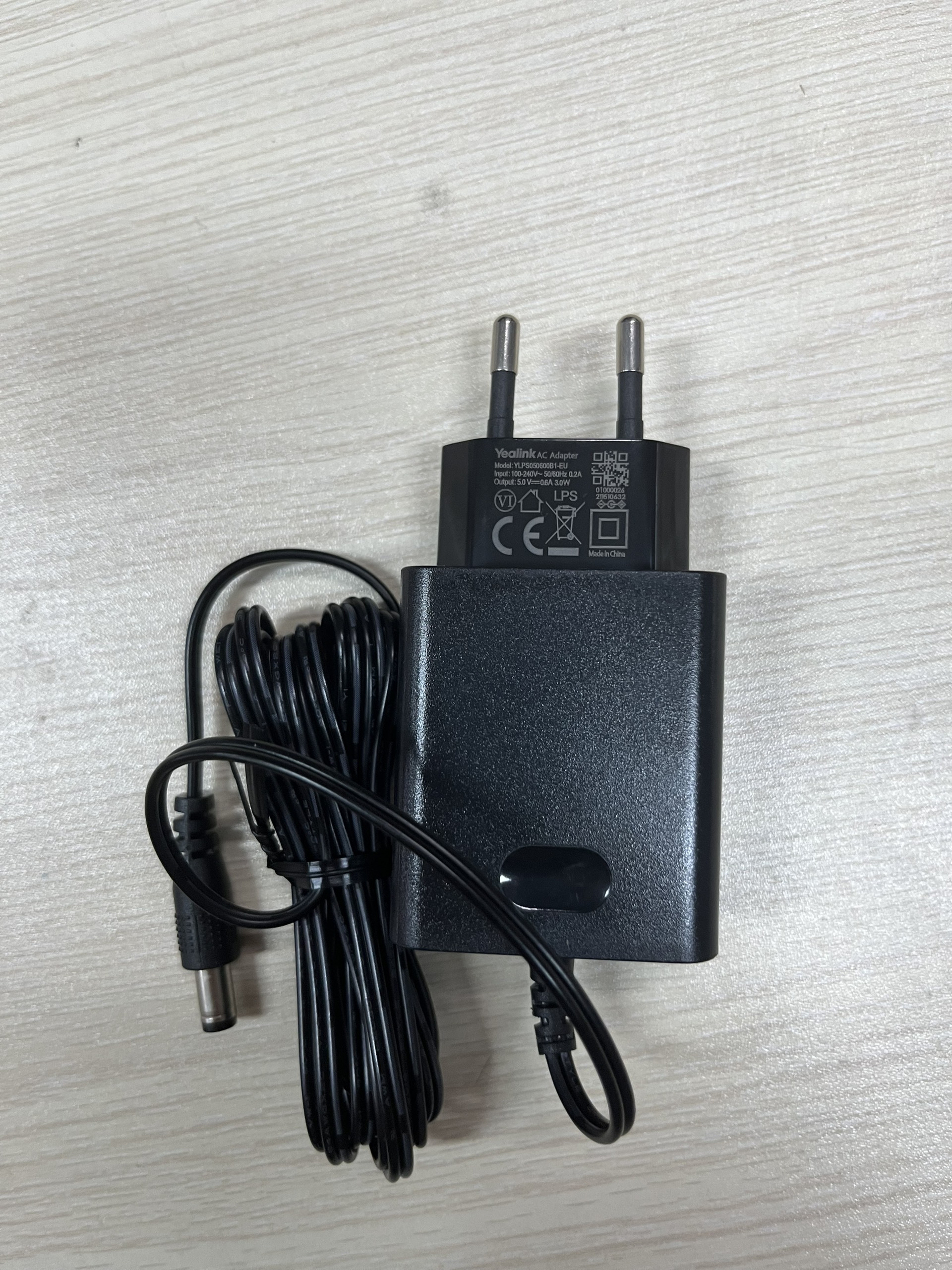 Cục nguồn hàng chính hãng Yealink AC. Adapter YLPS050600B1-EU 5.0V 0.6A