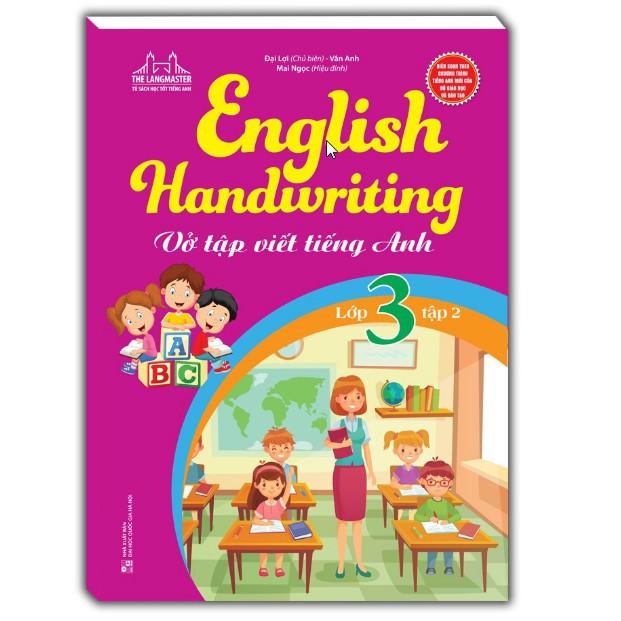 Sách - English Handwriting - Vở tập viết tiếng anh lớp 3 tập 2