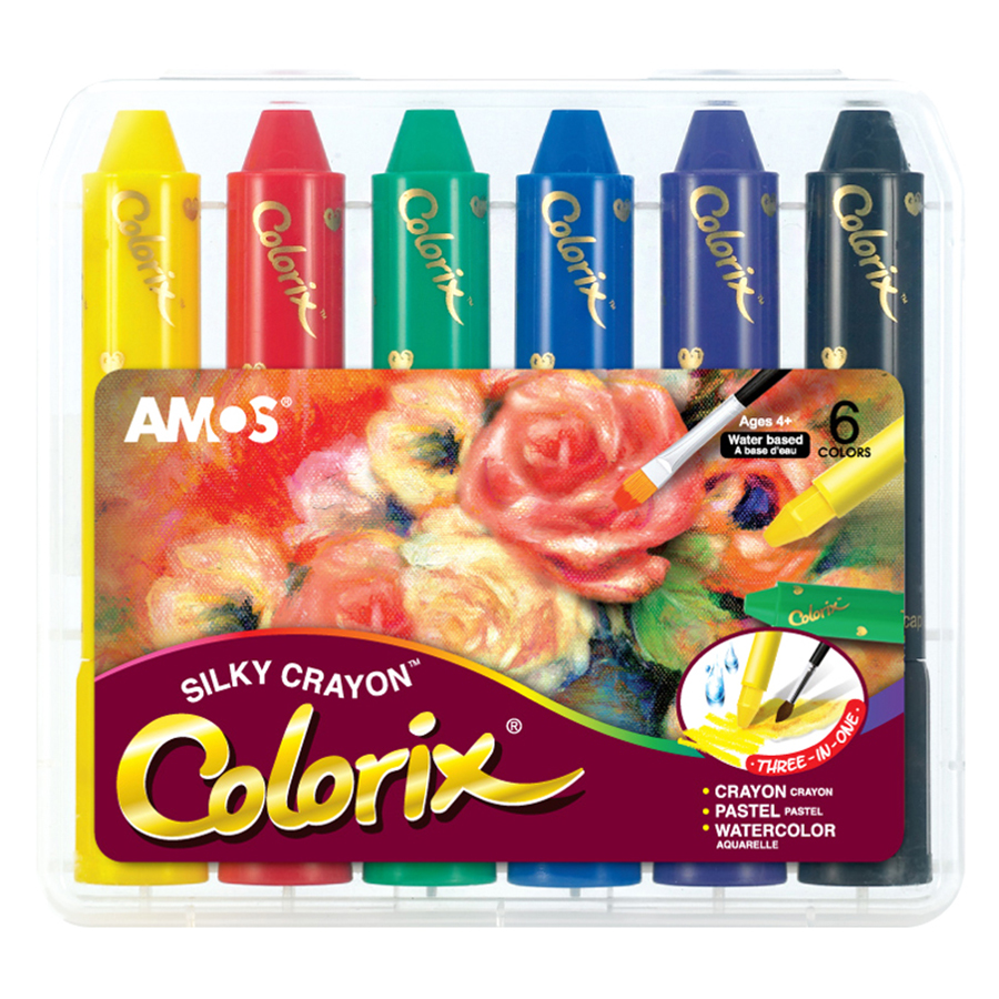 Bút Màu Trang Trí 3 trong 1 Colorix AMOS ACXS (6 Màu)