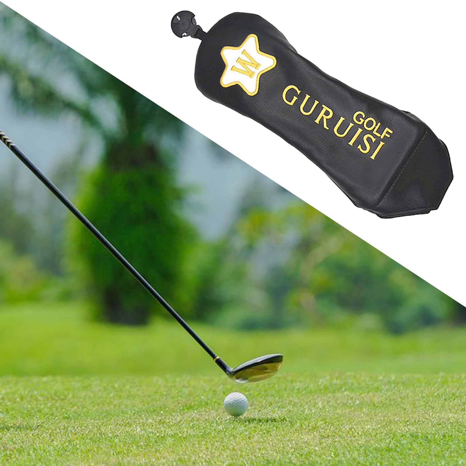 Golf Wood Head Cover Waterproof Non Slip Utility Drivers Club Headcover Travel Golfer Gift Accessories