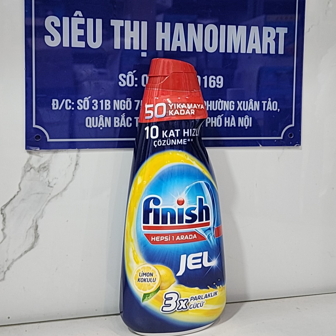 Gel Rửa Bát Finish All In One Max