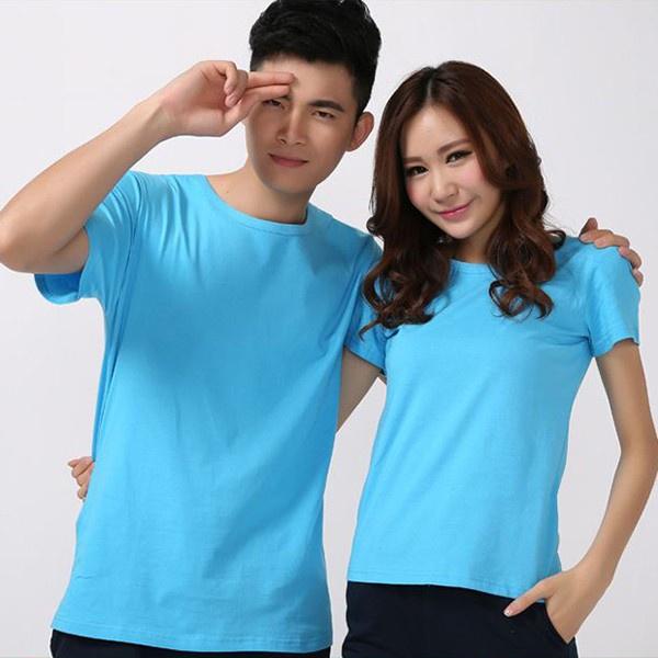Áo thun cặp tay ngắn Phong cách Hàn Quốc chất Cotton 100%