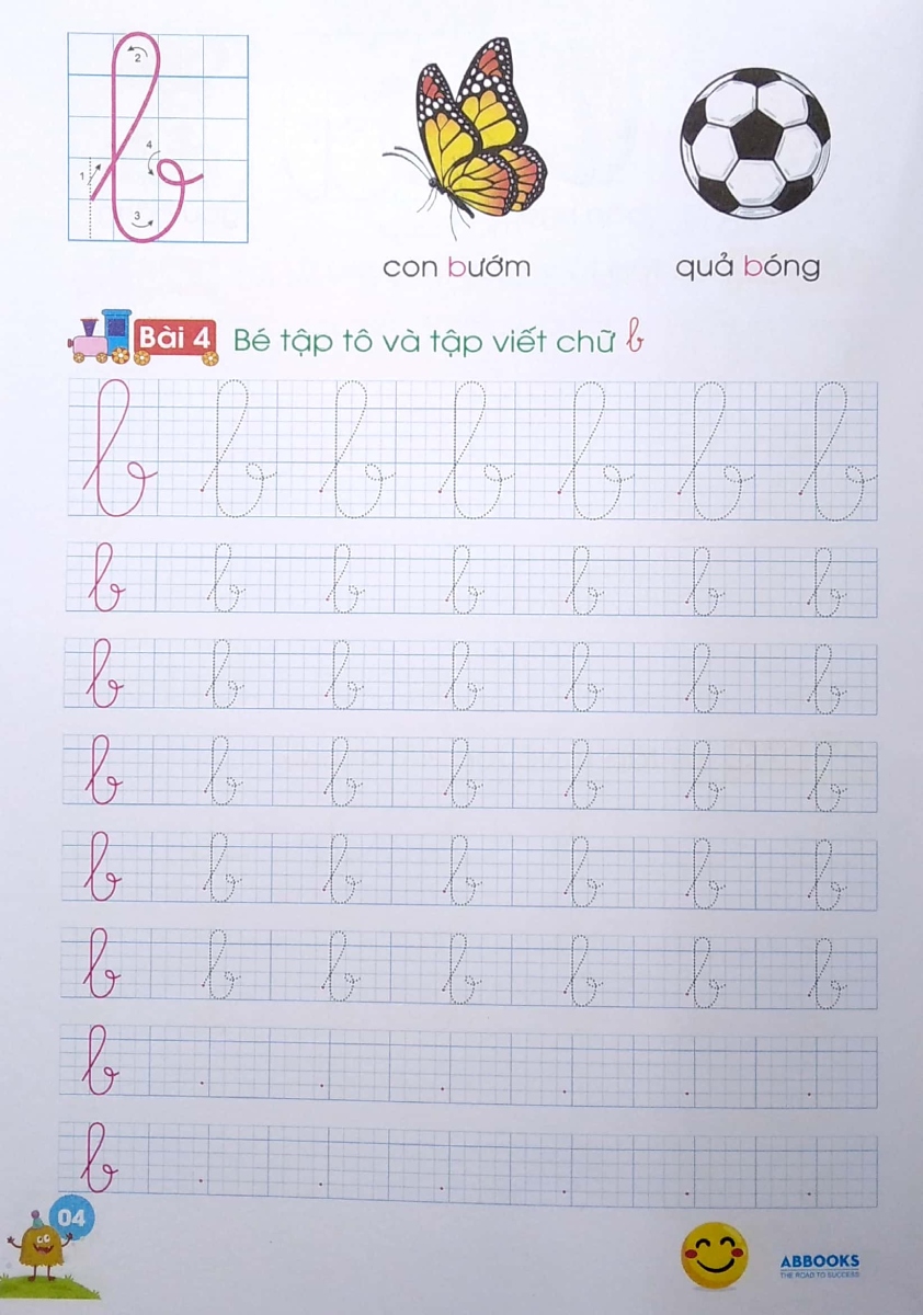 Tủ Sách Chồi Non Chăm Học - Tập Tô Chữ - Chữ Cái Viết Thường (Dành Cho 5-6 Tuổi)_ABB