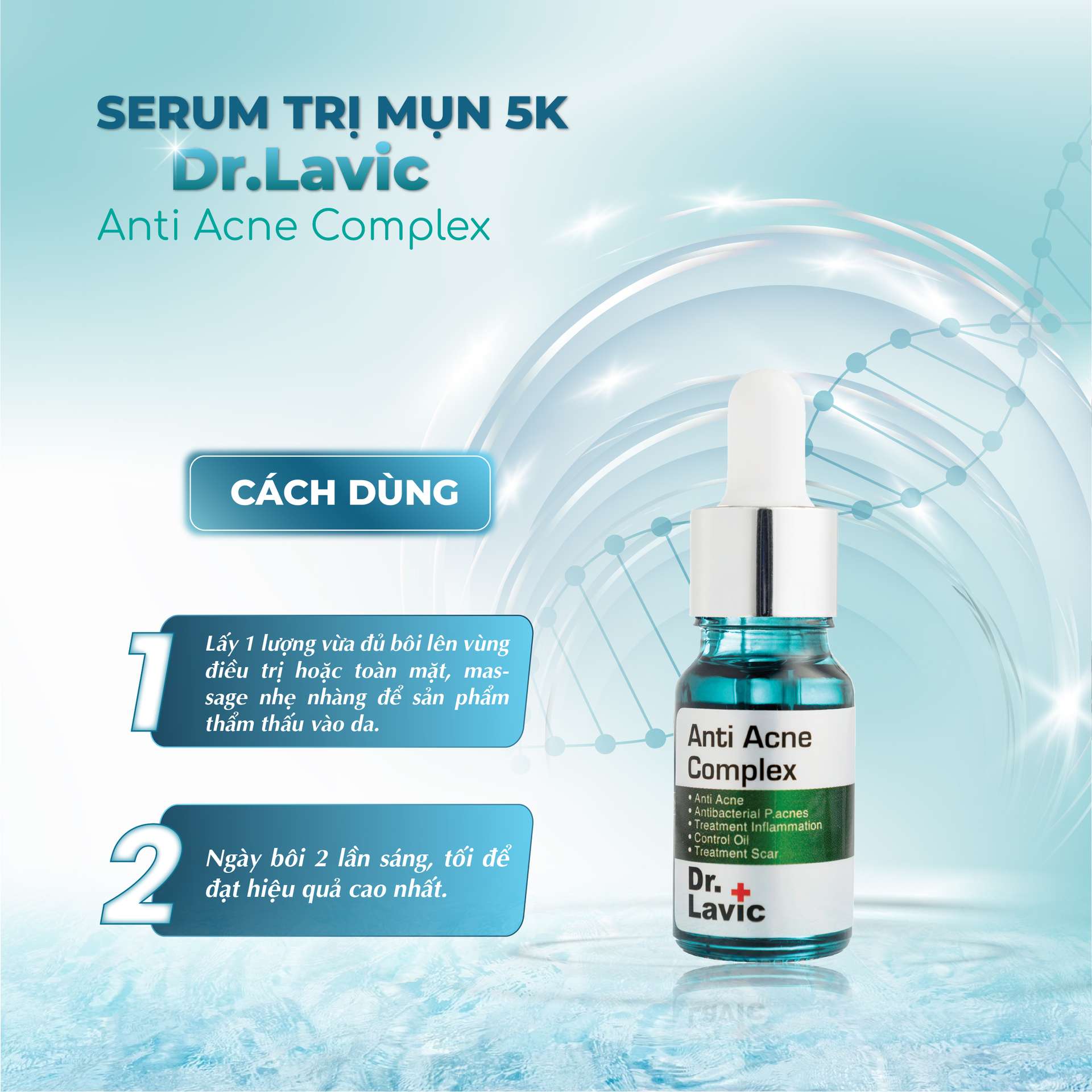 SERUM MỤN 5K DR.LAVIC - Dr.Lavic Anti acne complex