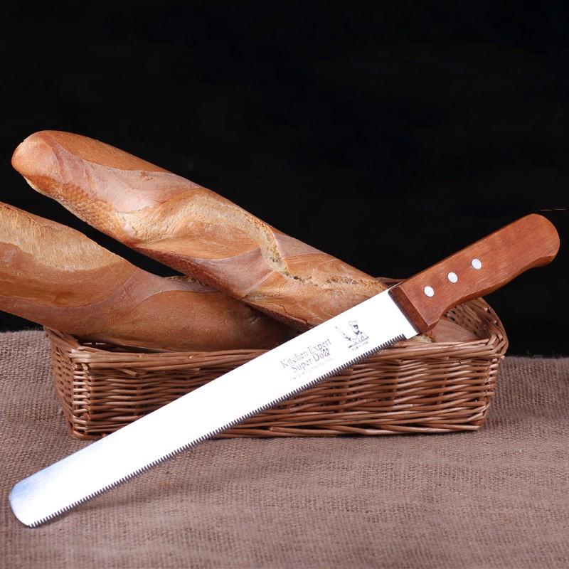 Dao cắt bánh cán gỗ 25cm - 30cm