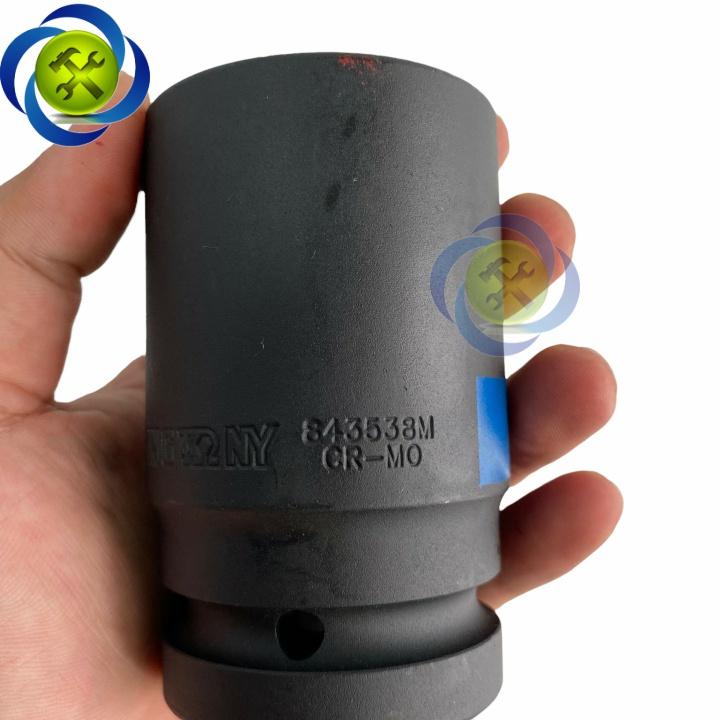 Tuýp 38mm 1 inch Kingtony 843538M loại dài 6 cạnh màu đen