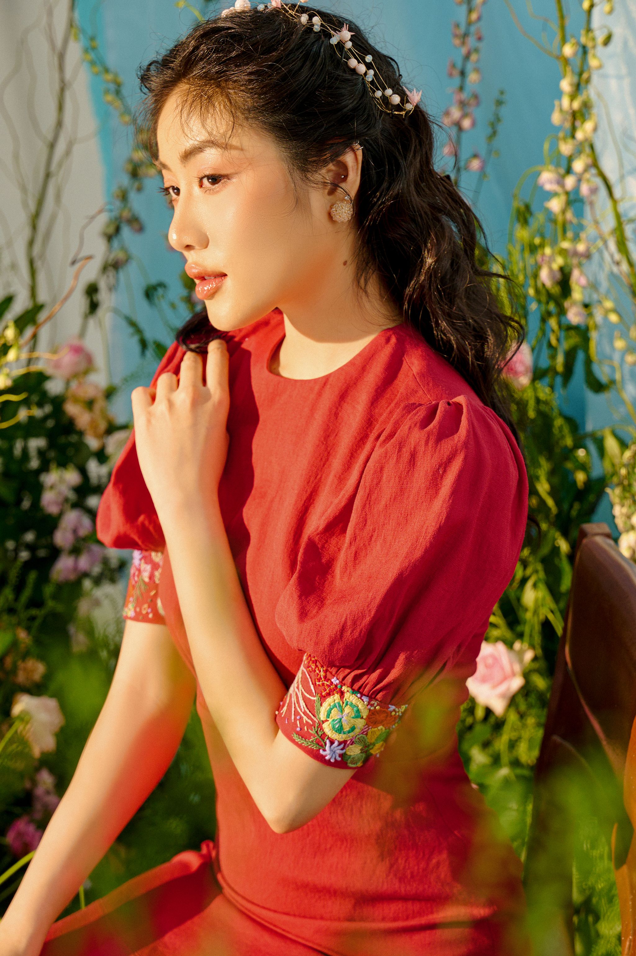 OLV - Đầm Alymer Embro Dress