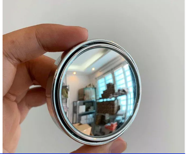 Gương Cầu Lồi Ô Tô Gắn Kính Hậu Có Viền Xoay 360 Xóa Điểm Mù