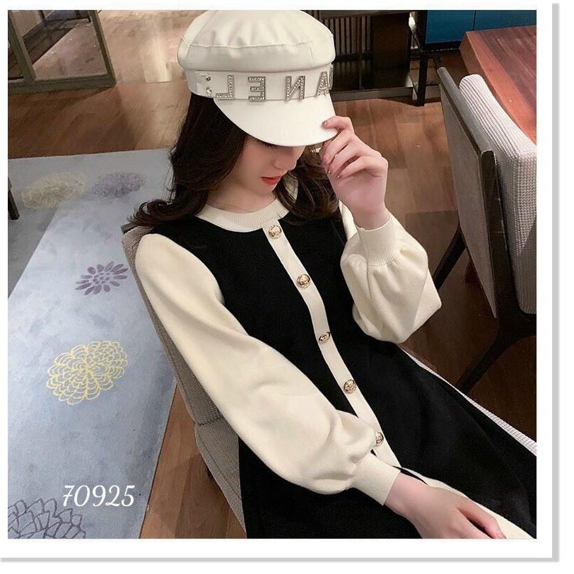 ĐẦM XÒE LỤA BI CÓ NÚT CÀI CỰC XINH THỜI TRANG MỚI NHẤT HIỆN NAY