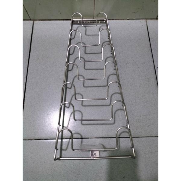 Giá treo nắp nồi 9 tầng - kệ để vung
