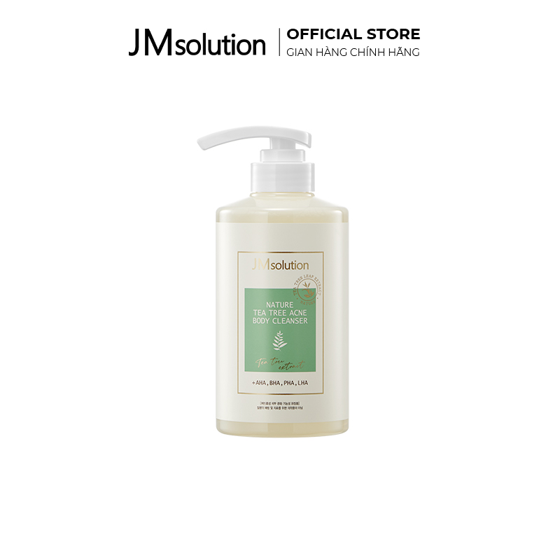 Sữa Tắm Chiết Xuất Tràm Trà JMsolution Nature Tea Tree Acne Body Cleanser 500ml