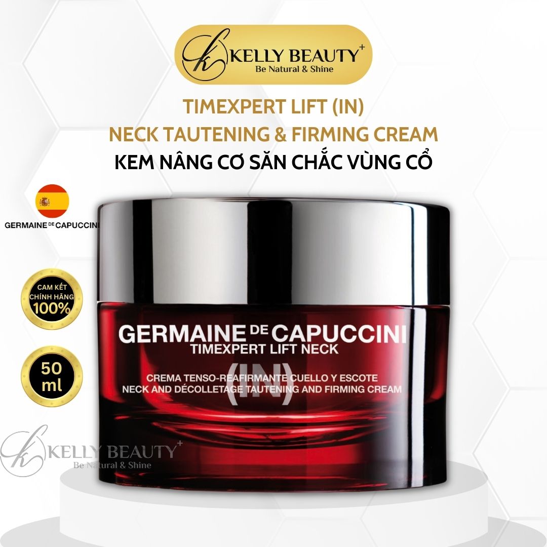 Kem Nâng Cơ Săn Chắc Vùng Cổ GERMAINE TIMEXPERT LIFT (IN) NECK Tautening &amp; Firming Cream | Kelly Beauty