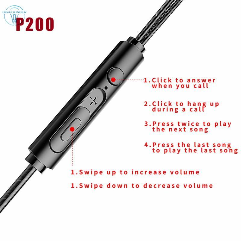 Tai nghe âm thanh trầm 4D tích hợp micro có dây chất lượng cao