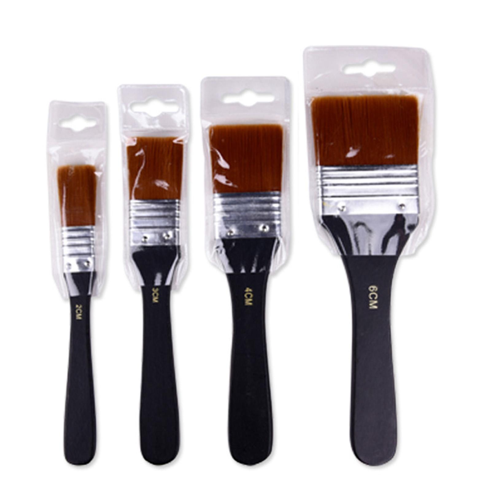 Artist Paint Brushes Acrylic Oil Watercolour Painting Craft Nylon Brush