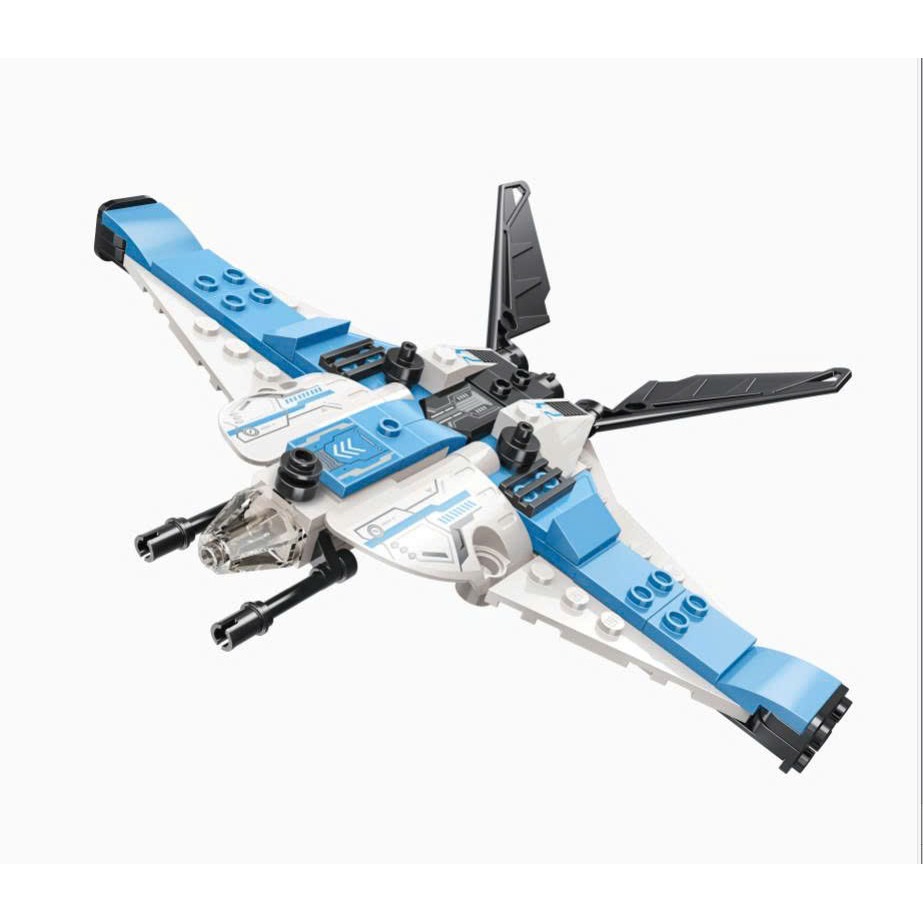 Đồ chơi - QMAN - 41106 Bộ đồ chơi xếp hình mô hình Chiến binh thiên hà (KT 3.5x2.5x9cm)