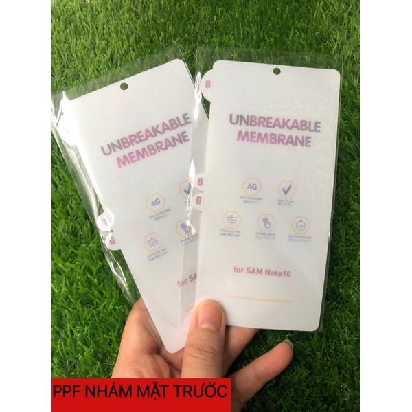 DÁN PPF DẺO NHÁM DÀNH CHO SAMSUNG S8/S9 S8+/S9+ S10 S10+ NOTE8/9 NOTE10 NOTE10+