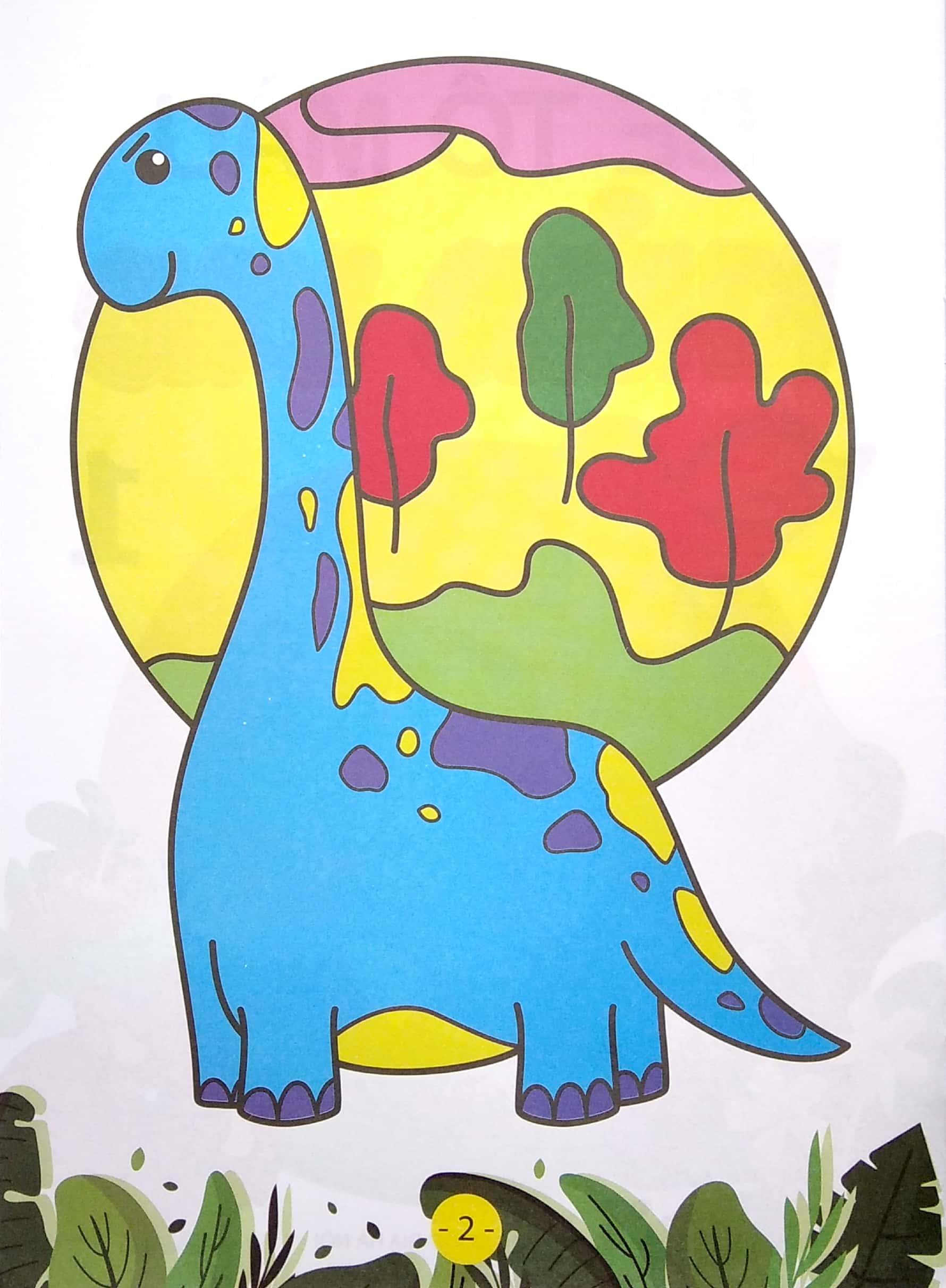 Bé Tô Màu Khủng Long 1