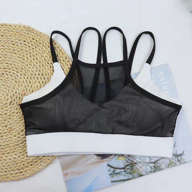 2021 Mới Áo Ngực Thể Thao Nữ Tập Gym Thoáng Khí Tập Yoga Crop Top Hoạt Động Áo Ngực Đen Trắng Yoga Áo Vest Áo Tập Thể Dục tập Luyện Hàng Đầu