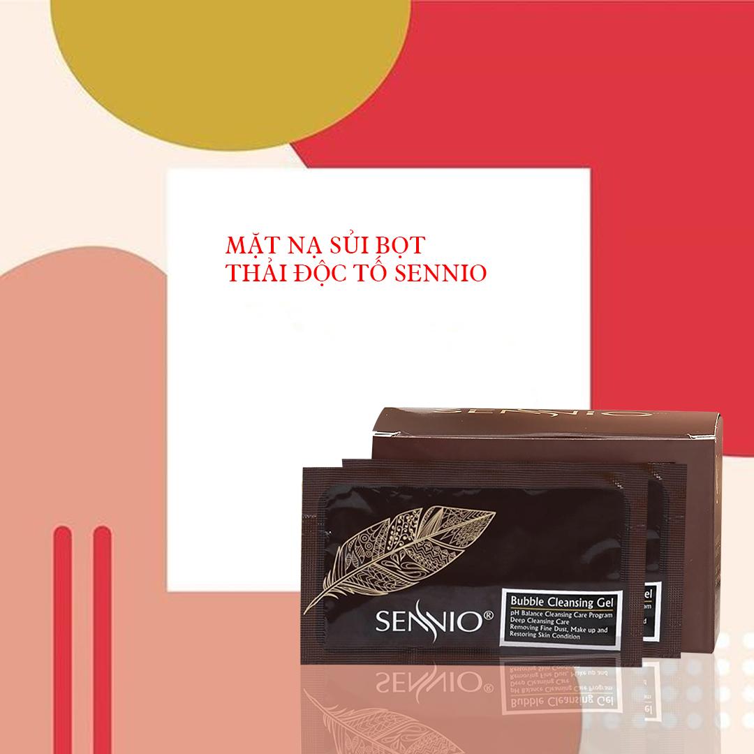 Mặt nạ sủi bọt thải độc tố sennio