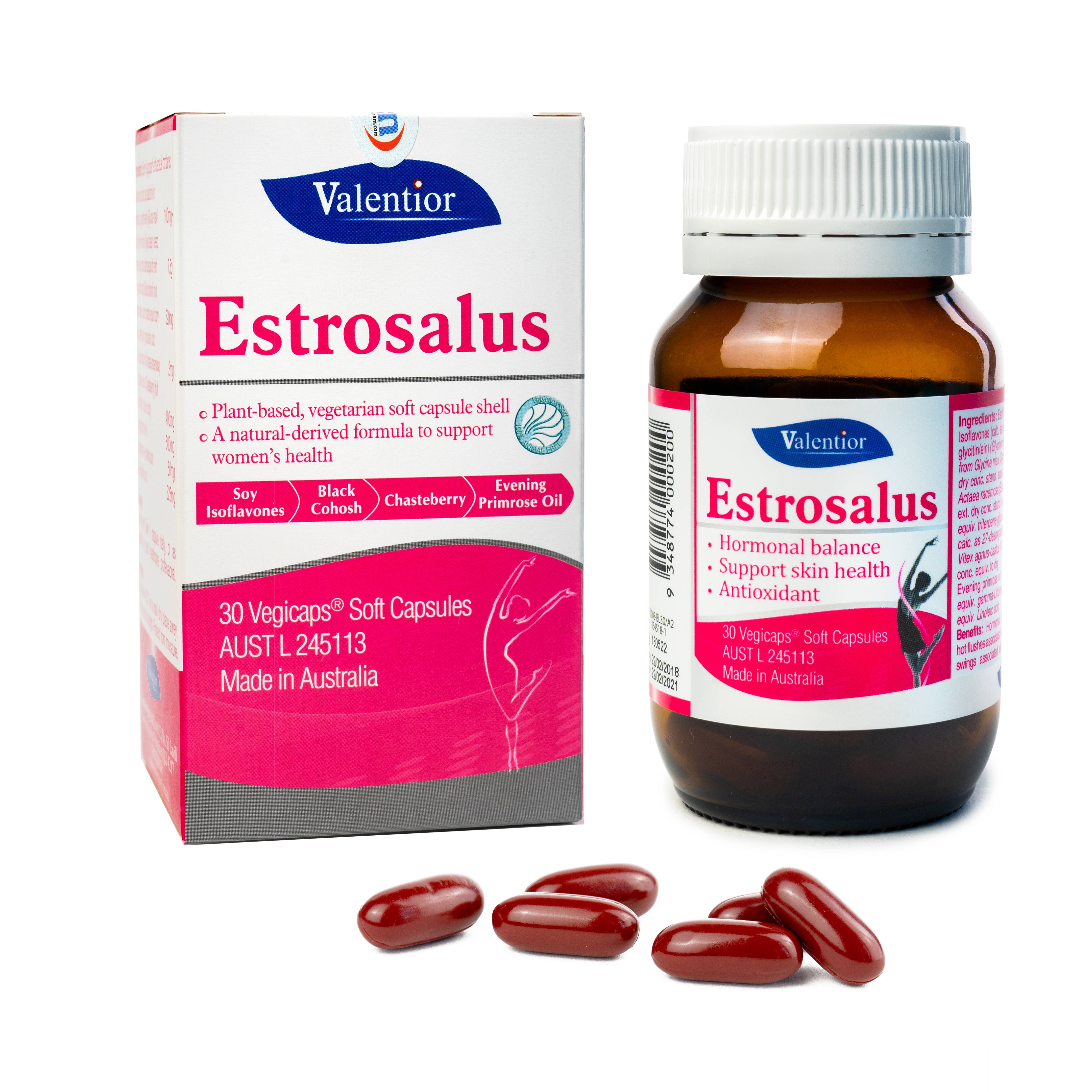 Thực phẩm bảo vệ sức khỏe Estrosalus Hỗ trợ sức khỏe, sinh lý của nữ giới.