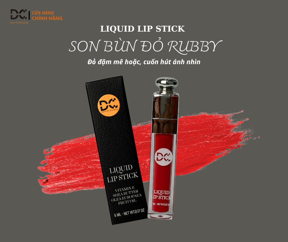 SON BÙN DC - DC LIP STICK MÀU ĐỎ RUBBY
