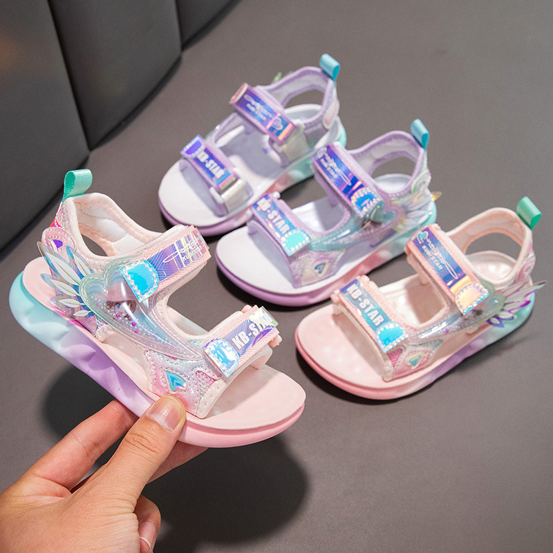 Giày Sandal quai hậu cho bé gái, thể thao siêu nhẹ, chống trơn trượt – GSD9067