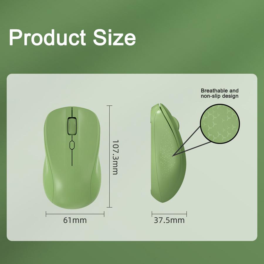 2.4G Im Lặng Không Dây 1200DPI Chuột Chơi Game Không Dây Cho Macbook Xiaomi HP Máy Tính Xách Tay Thiết Magic PC Game Thủ chuột