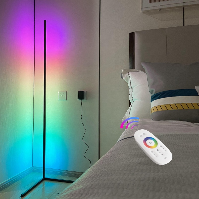 Đèn Góc Tường Corner Light RGB Led Dài 1.4M - Cảm ứng theo nhạc cực đẹp - 16 triệu màu sắc có thể điều khiển bằng remote và app trên smartphone - Trang Trí Phòng Khách, Phòng Ngủ, Phòng Game