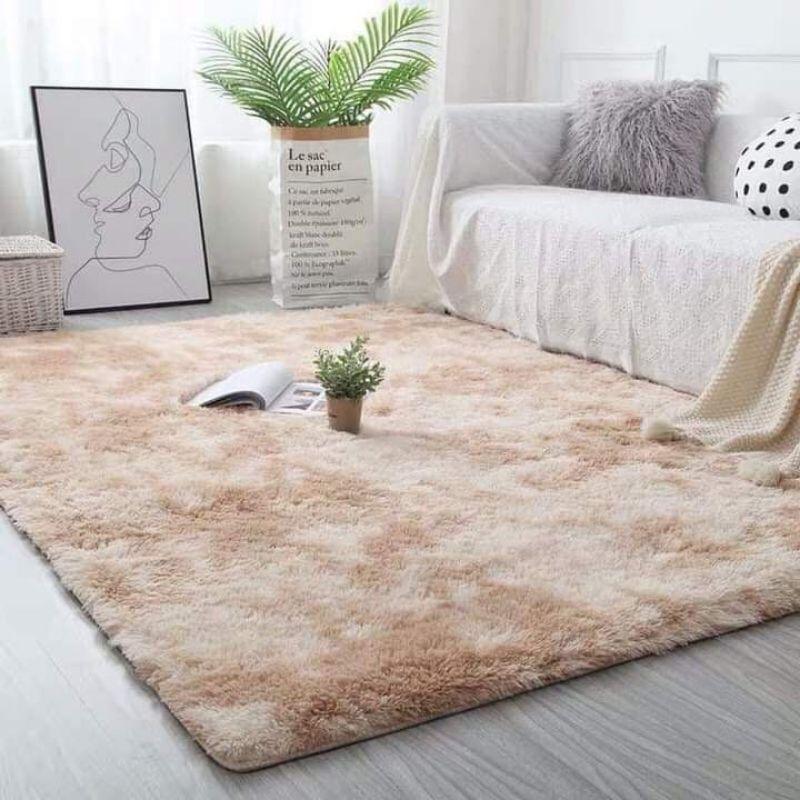 Thảm lông trải sàn trang trí nhà cửa, thảm trải cạnh giường ngủ