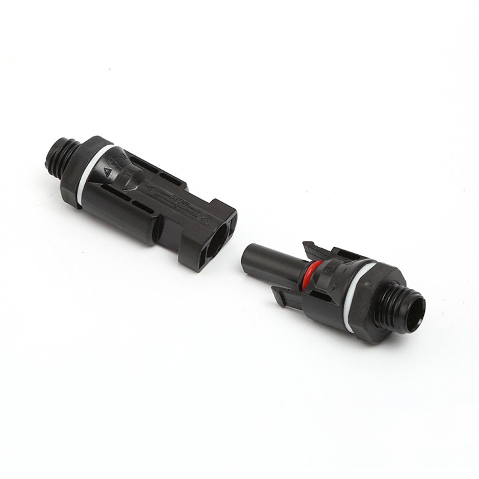 2Pcs Solar Panel Cable Connectors Solar Panel Connectors 2.5/4/6mm Professional Panel Plug Durable 1000V Waterproof IP67 Solar Connectors
