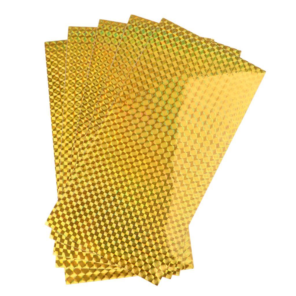 10 Pcs Fishing Lure Tape Holographic Adhesive Film Flash Tape DIY