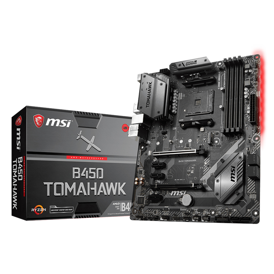 Bo Mạch Chủ Mainboard MSI B450 TOMAHAWK  Socket AM4 - Hàng Chính Hãng