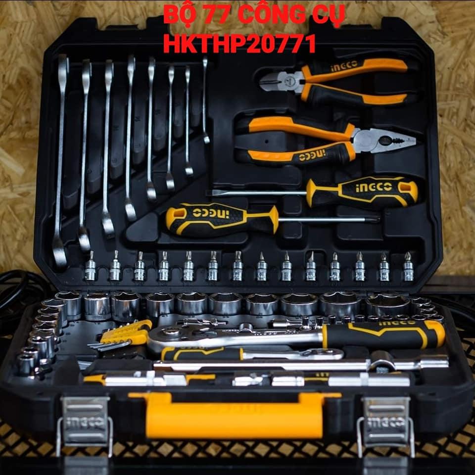 BỘ 77 MÓN CÔNG CỤ INGCO HKTHP20771 - HÀNG CHÍNH HÃNG