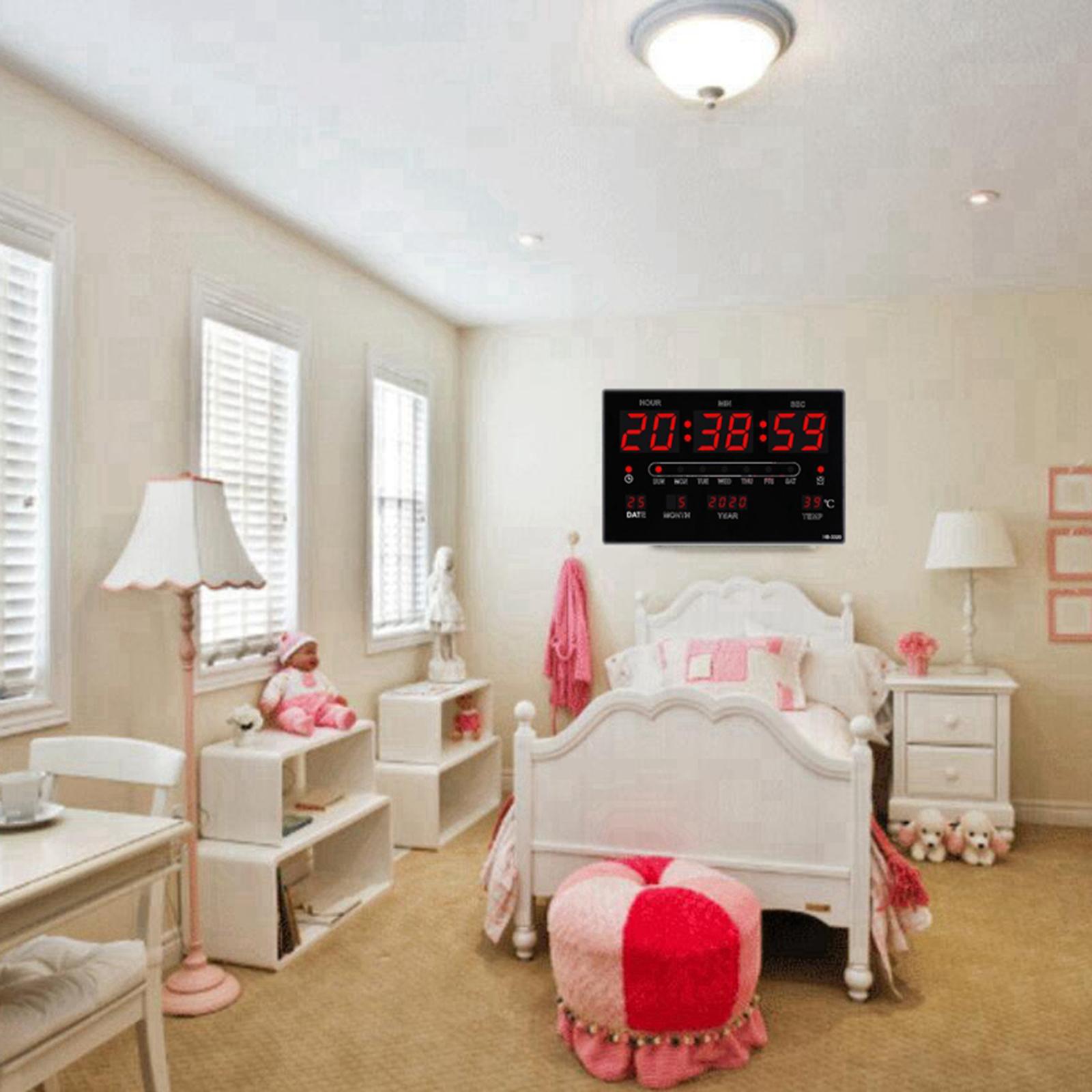 17'' LED Screen Clock 24H Time  US