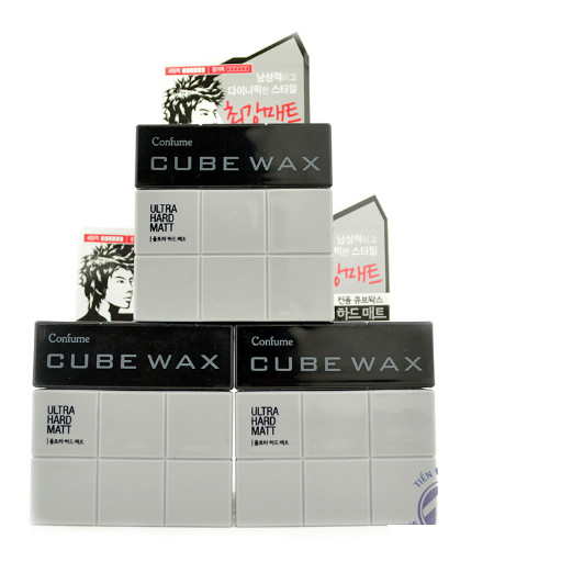 Sáp  vuốt tóc siêu cứng (Hàn Quốc) Confume cube wax ultra hard matt  80g